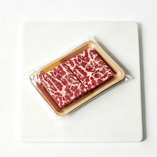 Paper Marbled Wagyu Steak Pet Memorial Offering | Rainbow Bridge Afterlife Tribute